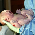 Salute neonatale: in foto un bimbo appena nato