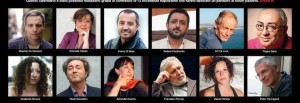 Gli scrittori napoletani che hanno dedicato un pensiero ai pazienti malati di cancro per la realizzazione del calendario 2017