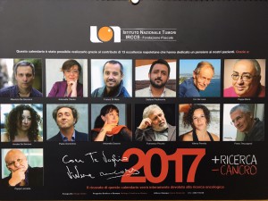 La copertina del calendario 2017 del Pascale