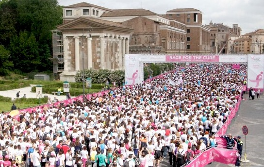 18anni di Race for the cure contro il tumore al seno che colpisce 1 donna su 9