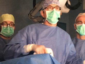 Chirurgia oncologica, l'equipe di Roberto Sanseverino a lavoro