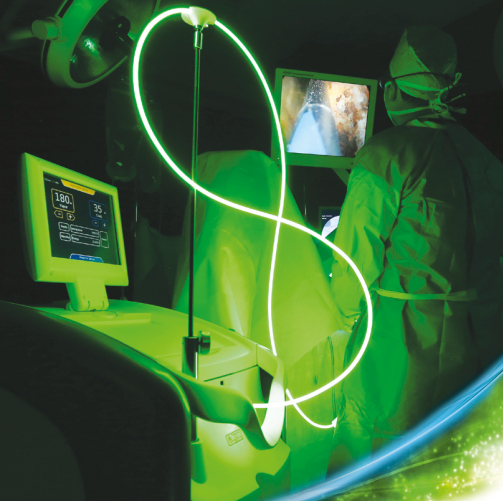 Prostata, intervento con il laser verde