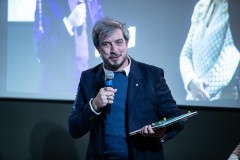 Paolo Ruffini, attore e regista, in un momento dell'evento Salute è Cultura. 22 dicembre 2022, Roma. ANSA/Emanuele Valeri